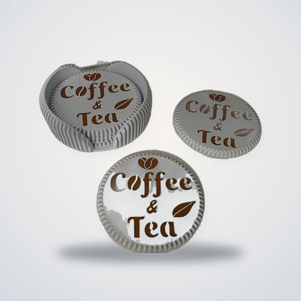 Coasters Set with Holder